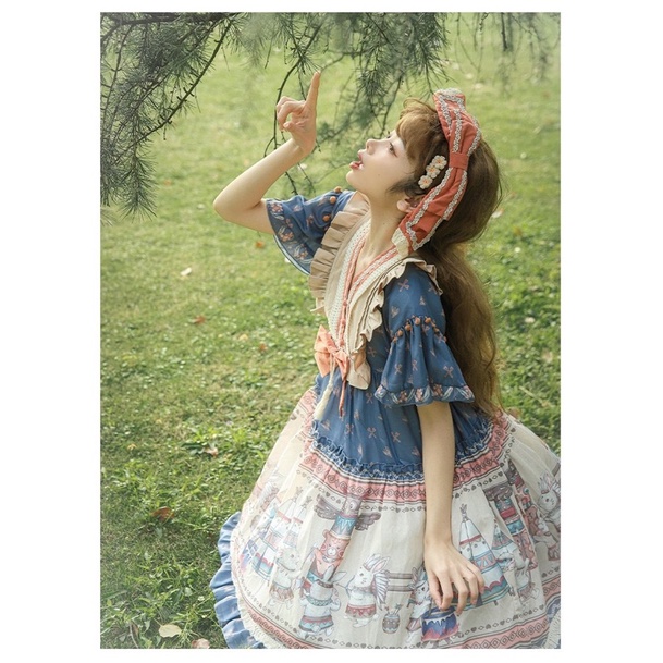 OP/ Đầm LoLiTa kèm băng đô đầu