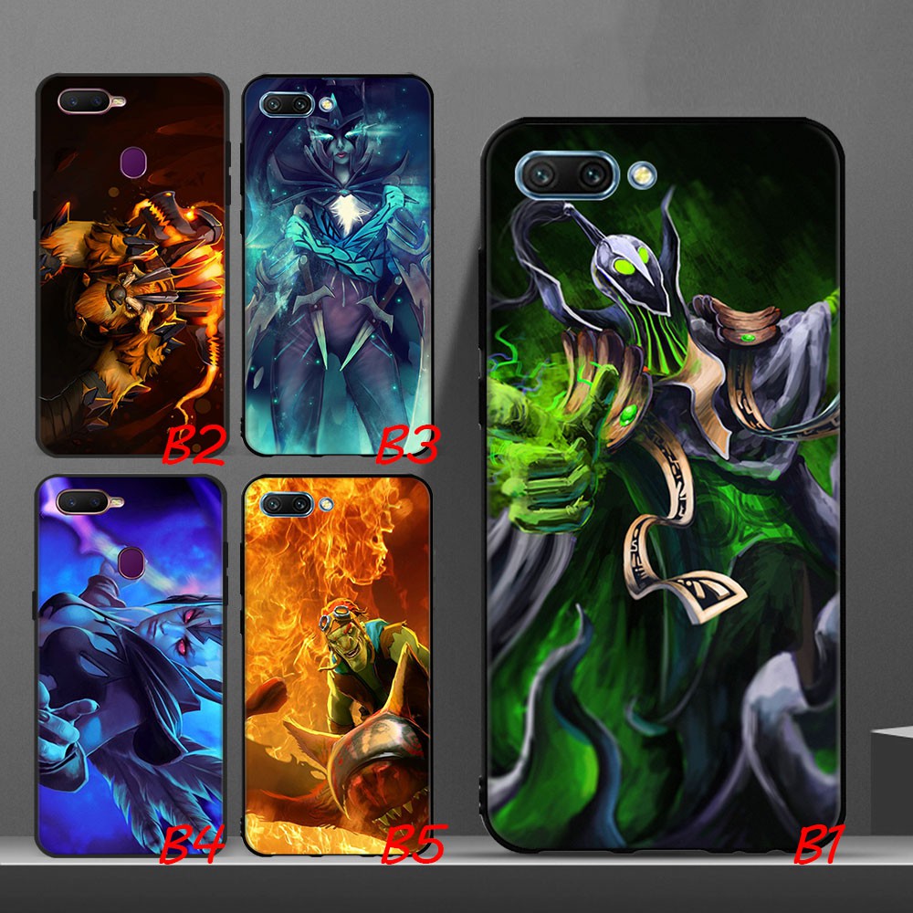 Ốp Lưng Silicone Mềm In Hình Logo Dota 2 Cho Oppo Realme 2 / 3 / A5 / X Lite / Xt / X2 / Redmi C2 / C3 / 6 / Pro / 5i