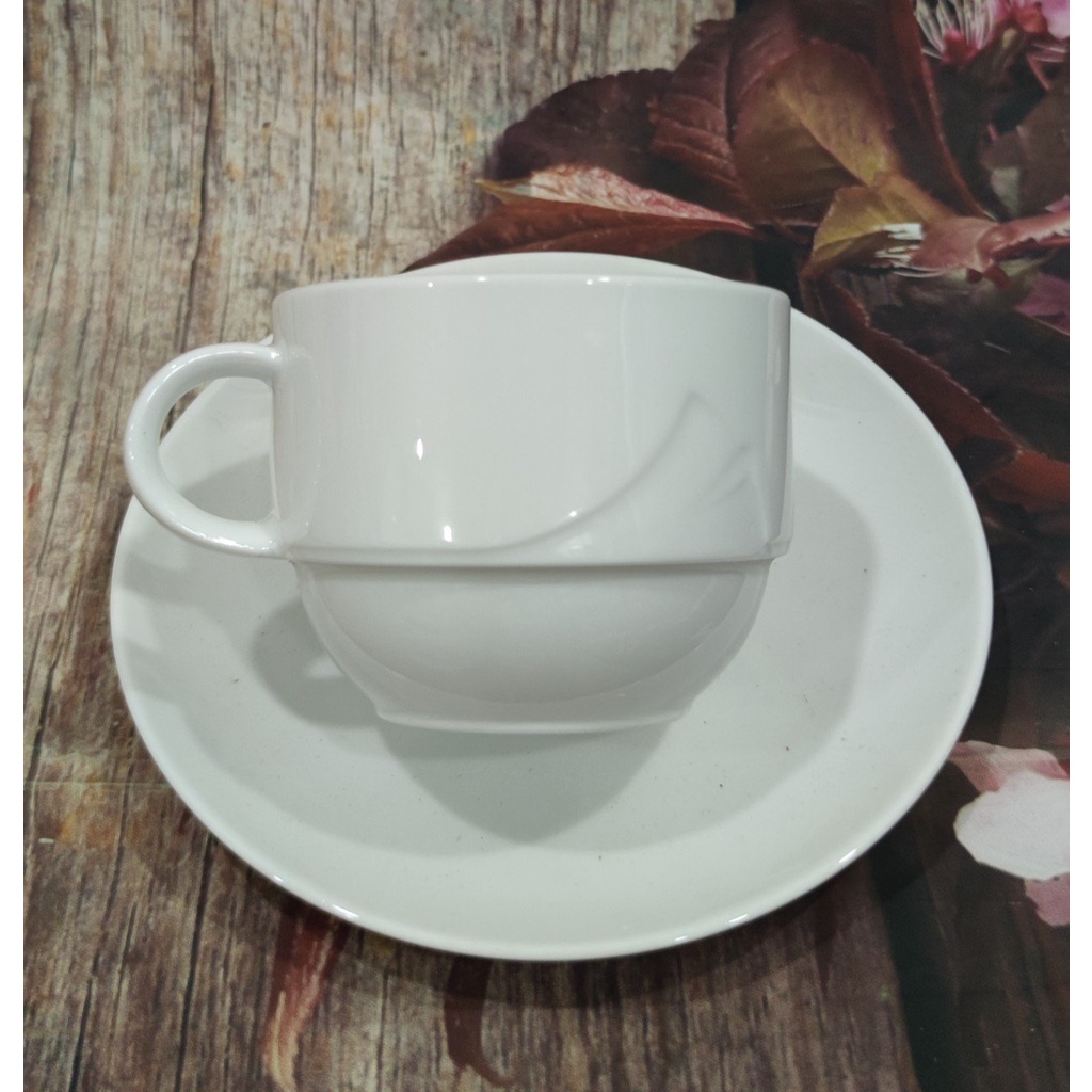 Tách uống cà phê capuchino, latte sứ Minh Long - bộ tách uống cà phê