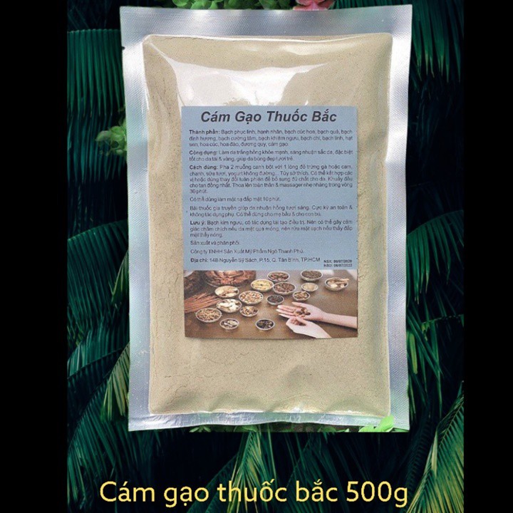 Tinh Cám gạo Thước bắc 36 vị 500g nguyên chất thiên nhiên 100% có giấy ĐKKD và VSATTP Ling