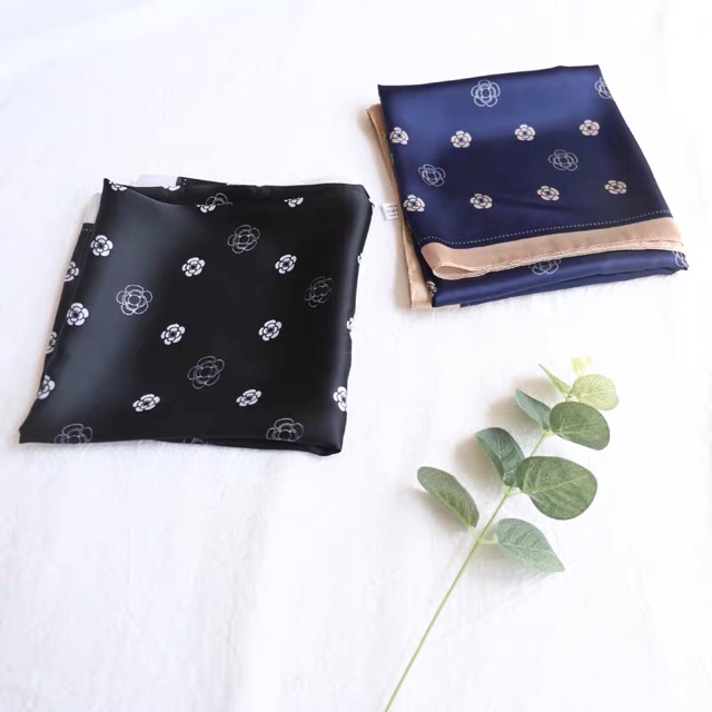 Khăn lụa vuông 70x70 turban quàng cổ,áo khăn yếm bandana thời trang đội đầu - Maben
