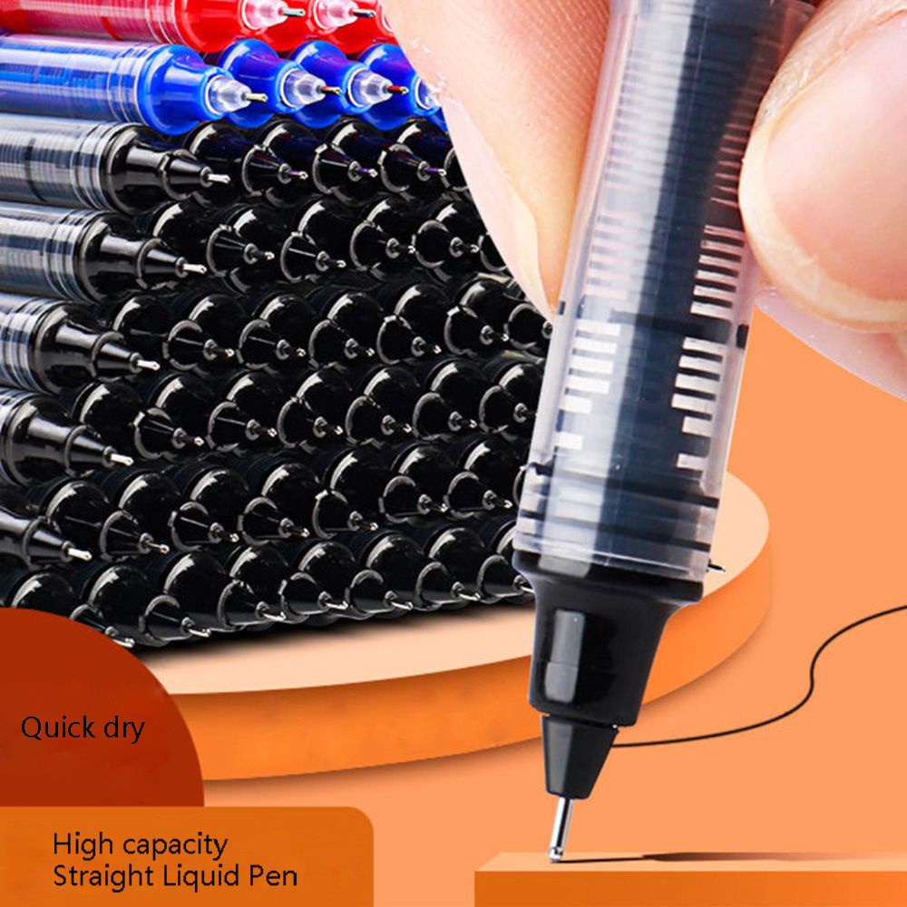 Bút mực gel dạng lỏng thẳng có độ bóng cao ngòi 0.5mm nhanh khô