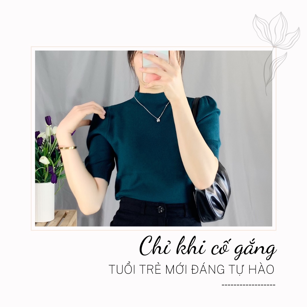 Áo Len Basic UNIZ (5 Màu), Dáng Dài, Tay Lỡ, Tay Bồng, Cổ Tròn, Trơn, Vải Len Mềm Nhẹ | BigBuy360 - bigbuy360.vn