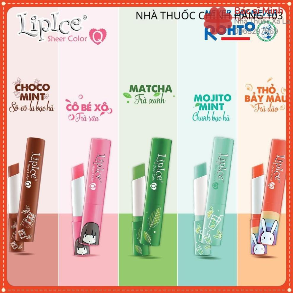 Son dưỡng LipIce Sheer Color Q 2.4g – Lên màu theo sắc môi, dưỡng ẩm môi căng mọng