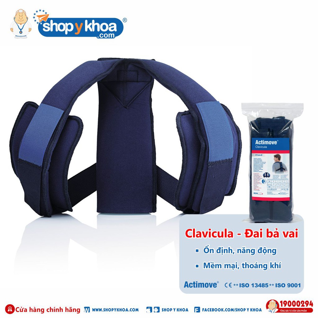 [CÓ QUÀ TẶNG] Đai bả vai chấn thương Actimove Clavicula