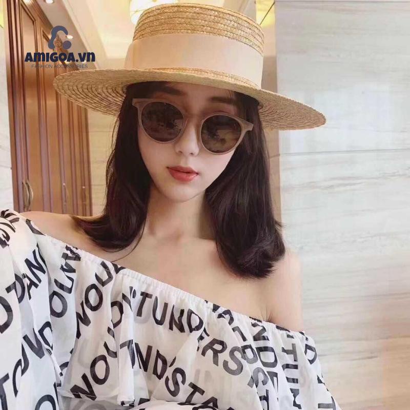 ✨✨Kính Mát Gọng Tròn Chống Tia UV Phong Cách Retro