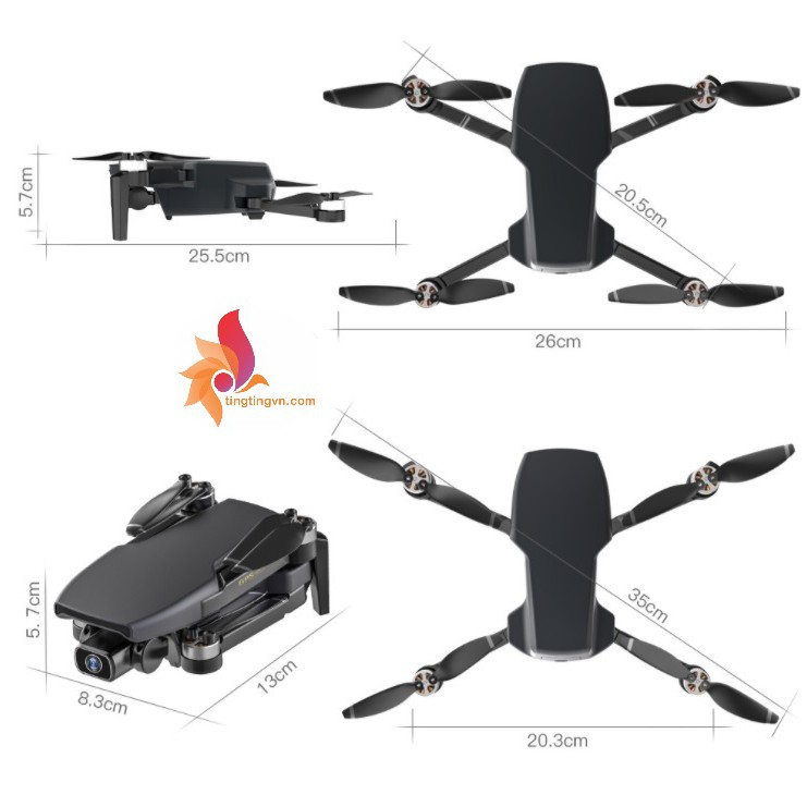 Flycam ZLRC SG108 5G WIFI FPV GPS Dual Camera 4K UHD - Cảm Biến Bụng, Động Cơ Không Chổi Than - NEWEST VERSION Q3/2020 | BigBuy360 - bigbuy360.vn