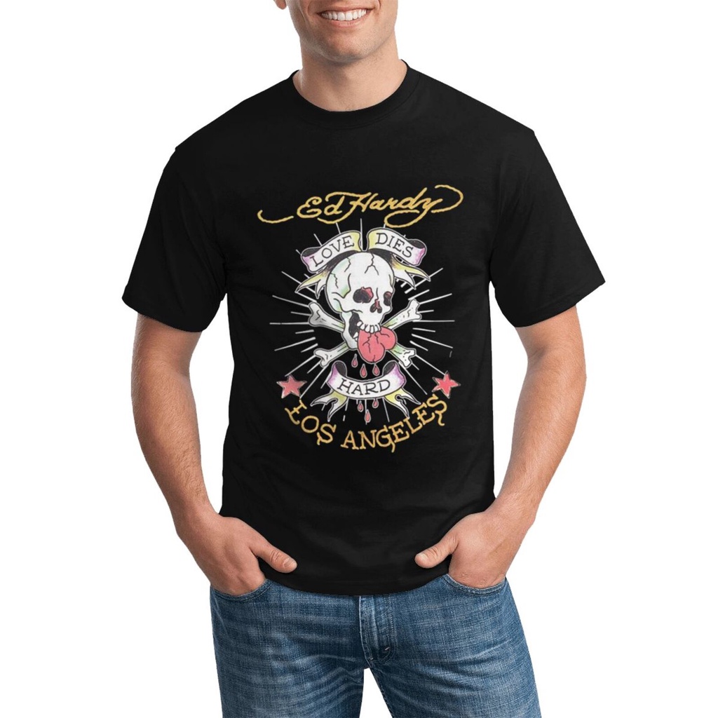 Ed Hardy Love Explosive Models Tee Quần áo nam thông thường