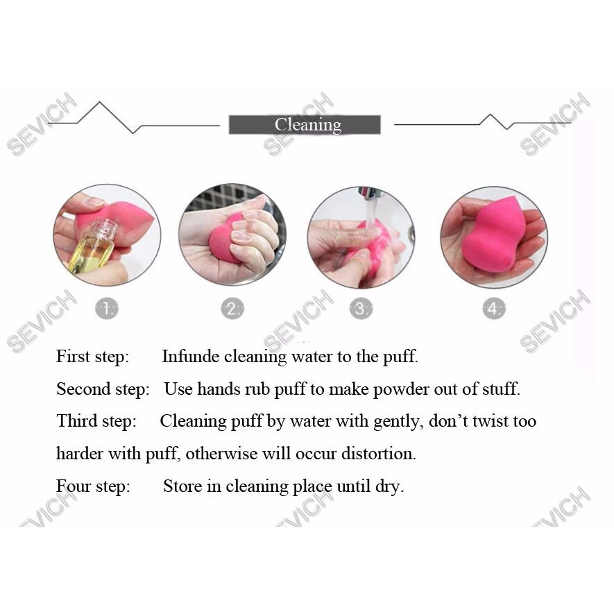 Mút Tán Kem Nền Trang Điểm Hình Quả Trứng