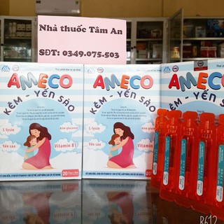 Siro Kẽm Yến Sào Ameco 🍁Babykid