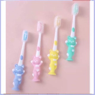 Set 4 bàn chải trẻ em hình cute ( mẫu mới)
