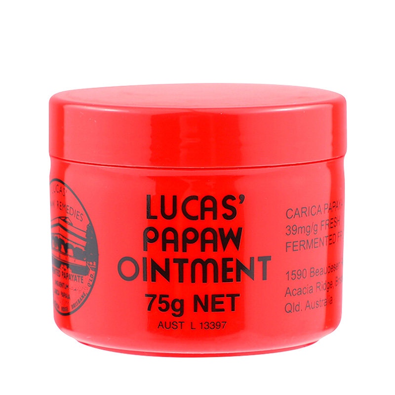 Lucas Papaya Ointment  25g / 75g  Kem Dưỡng Môi Tinh Chất Kem Dưỡng Da Mặt Đa Năng
