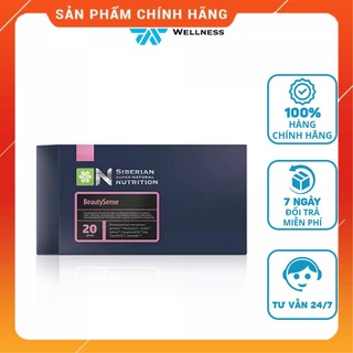 [Hàng cao cấp] Hạn chế lão hóa, làn da tươi trẻ-BeautySense – Hộp 20 túi – 3 viên/túi