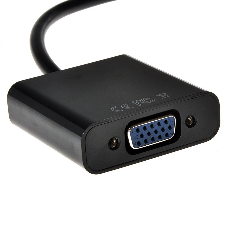Cáp chuyển đổi HDMI sang VGA 15cm (Đen)
