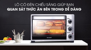 Lò nướng Sharp EO-A323RCSV-ST 32 lít NEW 100%