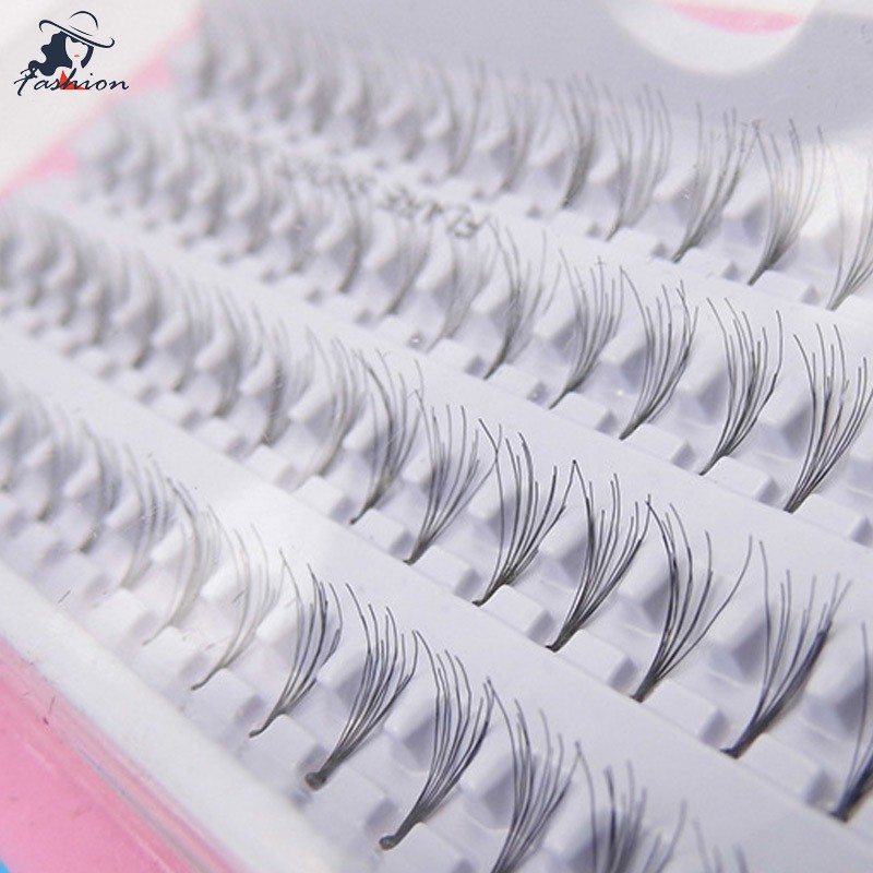 FF 60 Stand Individual False Fake Eyelashes Corner Flare Cluster Lashes Beauty Tools