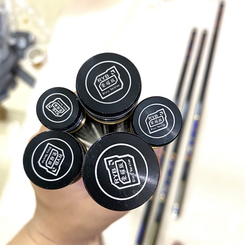 Cần câu tay Thiên Tâm Lệnh Daiwa 8H có QRcode để kiểm tra Chất liệu Cacbon thế hệ mới Dòng Cao Cấp