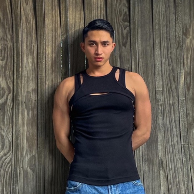 ÁO BA LỖ NAM HÀN QUỐC - LOUVIS LINES TANKTOP