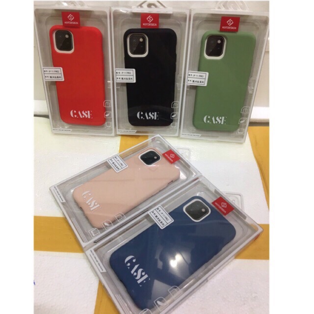 Ốp màu chống bẩn KT Design cho iPhone11-6.1/iPhone11 Pro-5.8/iPhone11 ProMax-6.5