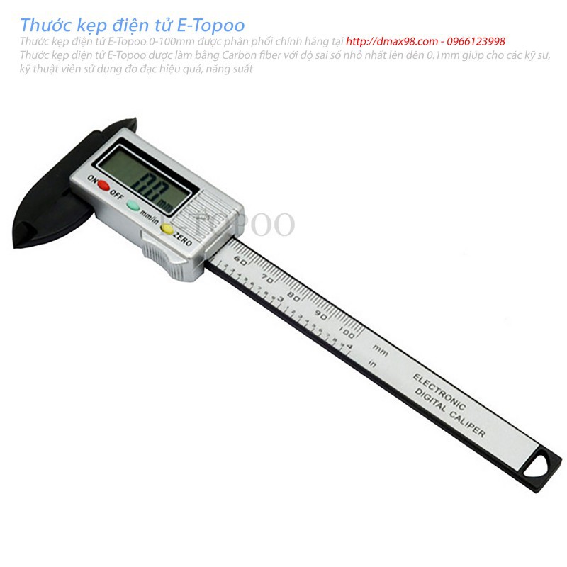 Thước kẹp điện tử fiber Etopoo
