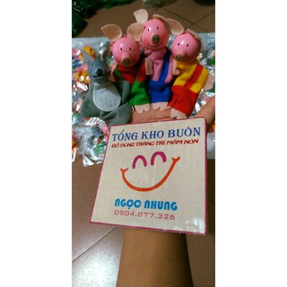 Rối ngón truyện ba chú lợn con