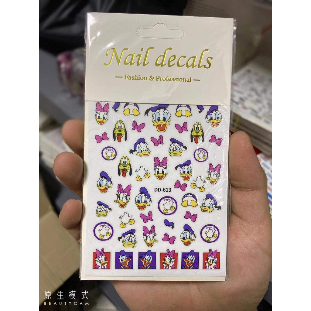 STICKER HOẠT HÌNH TRANG TRÍ NAIL DD613