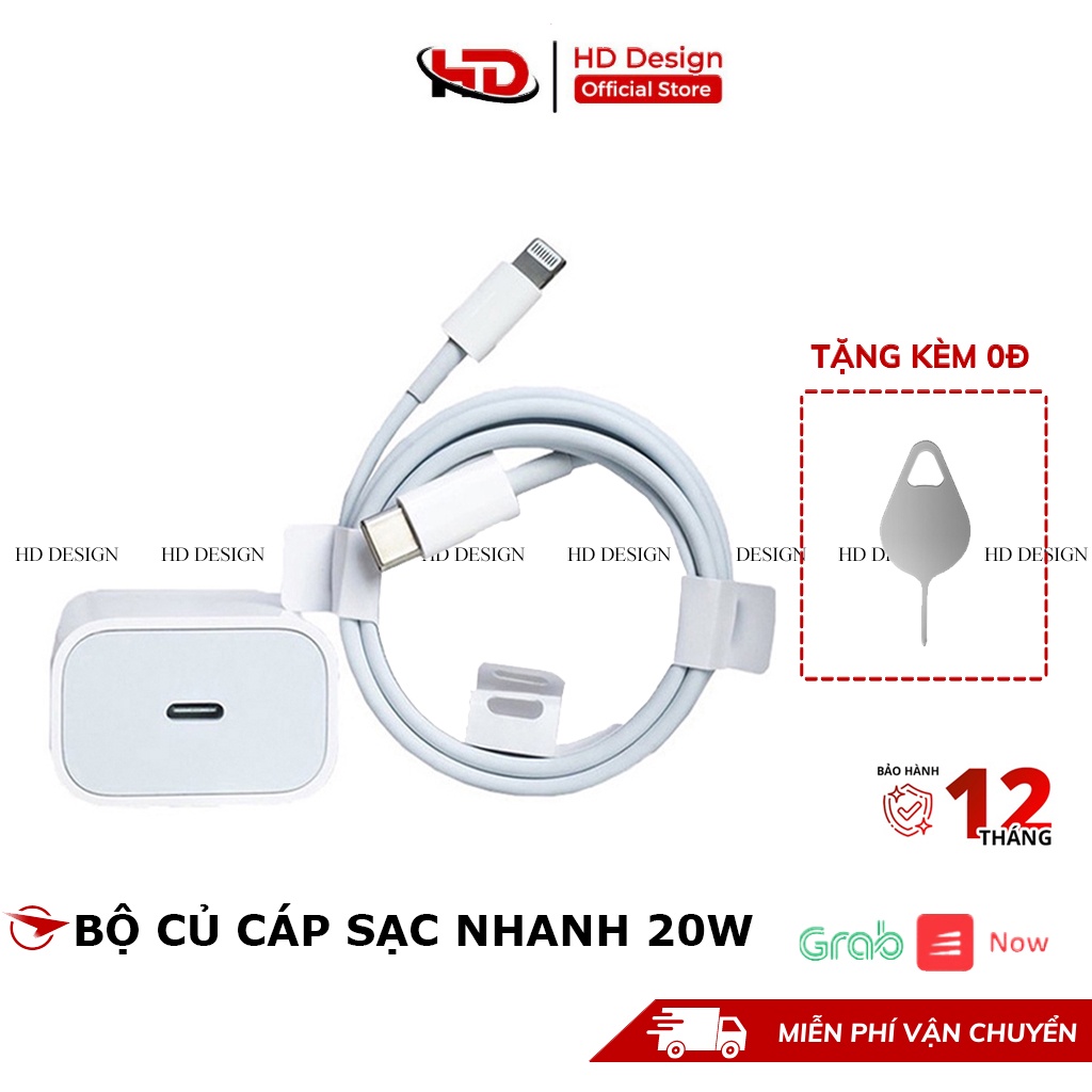 Sạc Nhanh IP20W Dùng Cho Mọi Dòng IP- Sạc Nhanh An Toàn-Không Nóng Máy (Hỗ Trợ Công Suất Tối Đa IP11,12,13)