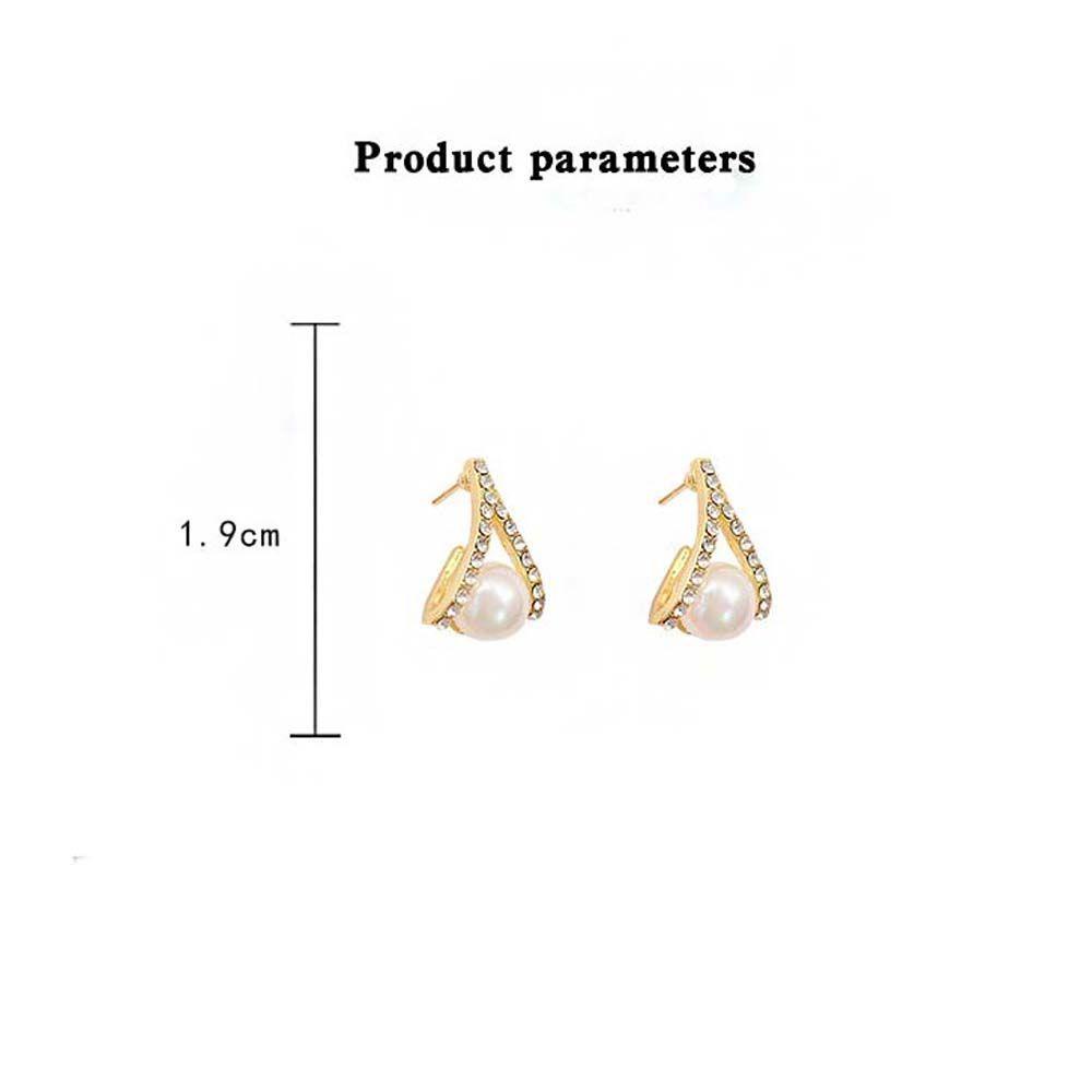 JARRED Bông Tai Tam Giác Đính Đá Thời Trang Nữ Tính