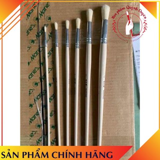 Bộ bút lông lợn wym đầu tròn vẽ sơn dầu, acrylic