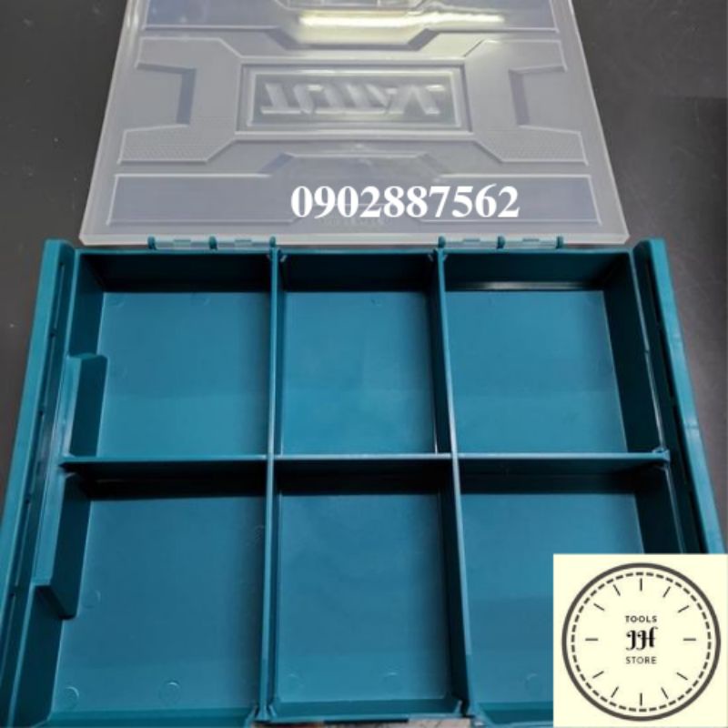 340x250x60mm Hộp nhựa đựng đồ nghề Total THKTV02