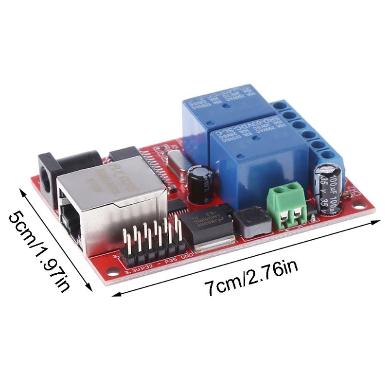 Mô Đun Rơ Le 2 Chiều Điều Khiển Từ Xa Kênh Micro Ethernet TCP / UDP