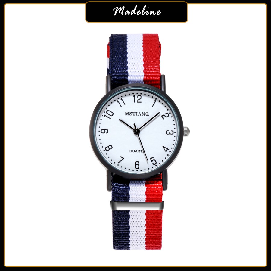 Đồng hồ nữ thời trang Mstianq MS06 dây dù cực bền mặt số tuyệt đẹp, trẻ trung, cá tính | BigBuy360 - bigbuy360.vn