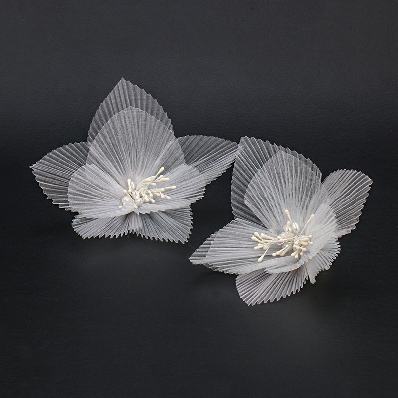 Kẹp Tóc Nhành Hoa Trắng Thanh Lịch MS:CT18 - Hưng Long PC