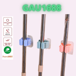 Móc dán tường treo cây lau nhà / móc treo chổi chịu lực tốt nguồn buôn sỉ GAU1688