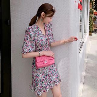 Đầm hoa phong cách Retro 2020 size S-XL