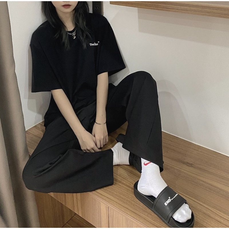 ( Ảnh thật) Áo Thun Tay Lỡ Form Rộng SAINT PARIS thun cotton nam nữ