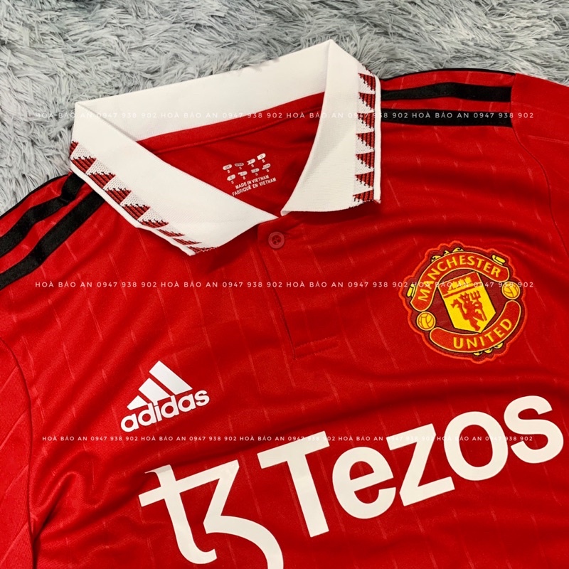 Bộ quần áo đá banh CLB Mancheste màu đỏ mẫu mới nhất 2022