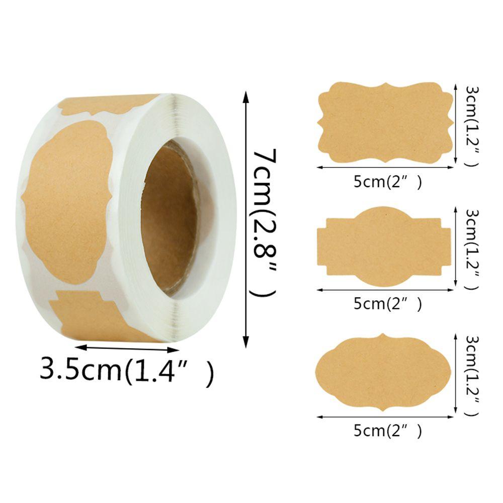 Cuộn 300 Nhãn Dán Lọ Gia Vị Chống Thấm Nước Tiện Dụng