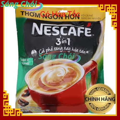 1 Bịch [46 Gói x 17g HSD 19/12/2022] Cà Phê Sữa NESCAFÉ 3 Trong 1 Rang Xay Hoà Tan Đậm Vị Cà Phê Thơm Ngon Hơn