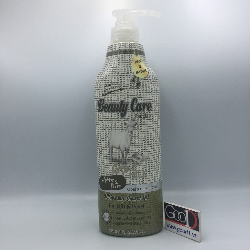 Sữa tắm Sữa Dê &amp; Ngọc Trai Beauty Care Thái Lan  (600ml / 1100ml)