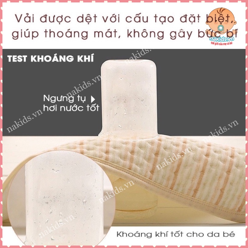 Lót Chống Thấm ORGANIC Cho Bé  KT 70x120cm, 70x90cm, 50x70cm, 30x45cm 100% COTTON HỮU CƠ TỰ NHIÊN Không Chất Tẩy Nhuộm