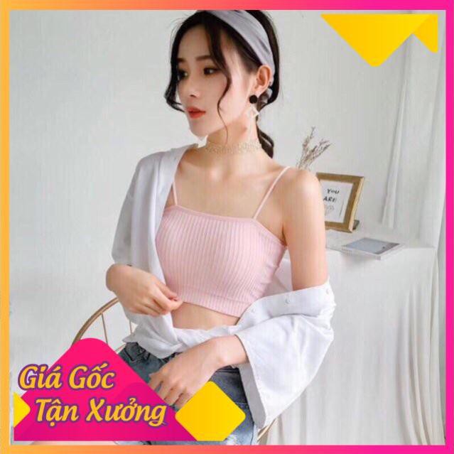 Áo Bra Thun Tăm 2 Dây mã 809 | BigBuy360 - bigbuy360.vn