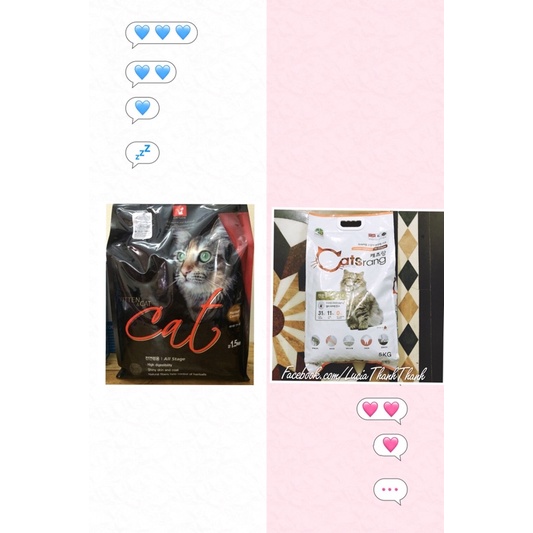 Combo thức ăn cho mèo Cat’s Eye/ Catsrang bịch 2 kg