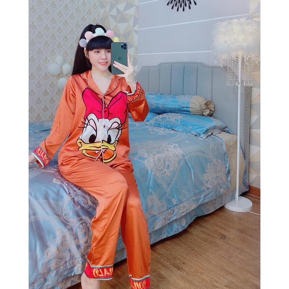 Pizama satin lụa in mickey TDQD | BigBuy360 - bigbuy360.vn