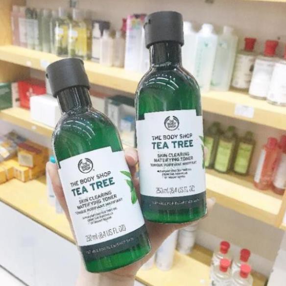 ✅ (HÀNG CHUẨN AUTHENTIC) Sữa rửa mặt Da Dầu Mụn The Body Shop Tea Tree Skin Clearing Mattifying Toner