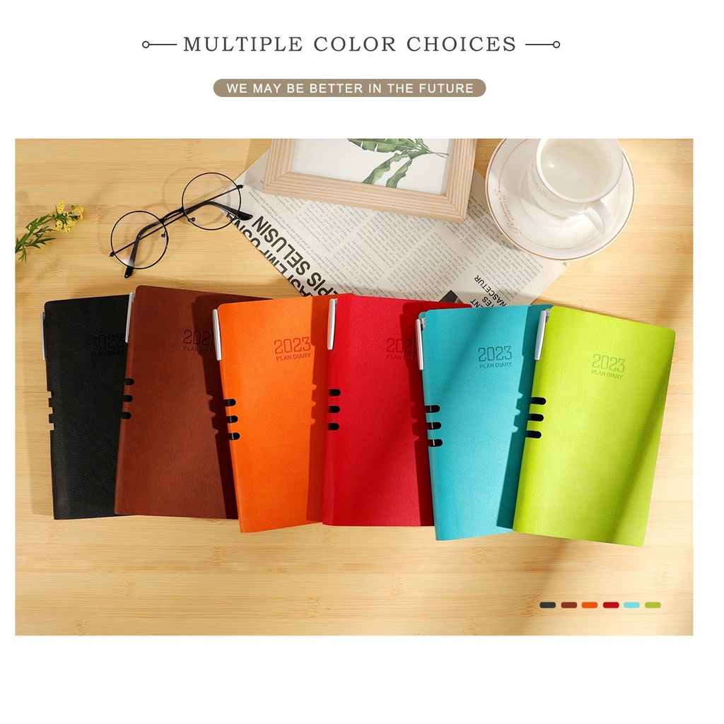 SỔ LỊCH 2023 Heeton A6 bút cài gáy A40888 Kích thước: 105x188mm