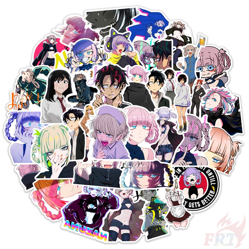 ❉ Sticker Dán Trang Trí Hình CALL OF THE NIGHT Series 01 ❉ Bộ 50 Sticker Chống Thấm Nước Họa Tiết Doodle Hợp Thời Trang