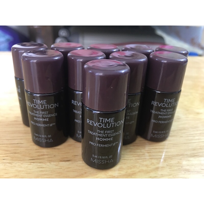 Tinh Chất Dưỡng Cho Nam Missha Time Revolution Homme The First Treatment Esence 5ml