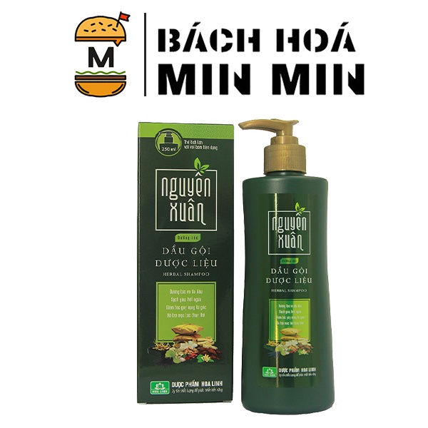 Dầu gội dược liệu Nguyên Xuân dưỡng tóc dành cho tóc khô xơ, hư tổn - Màu xanh 250ml