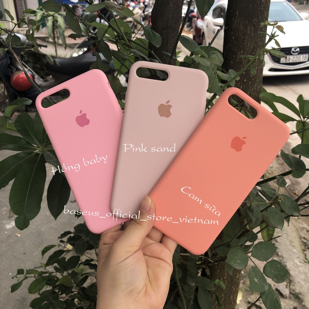 ỐP LƯNG CHỐNG BẨN 30 MÀU LOGO TÁO (HỞ VIỀN) - Hàng loại 1- link2 | BigBuy360 - bigbuy360.vn